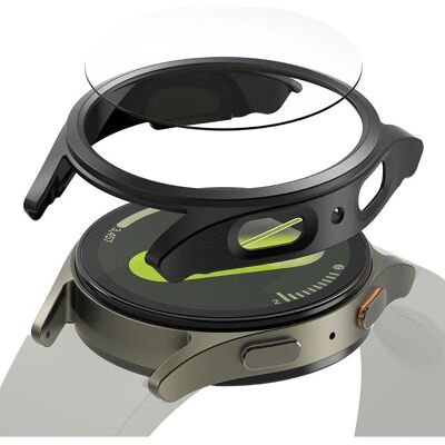 Ringke Slim & Gehärtetes Glas Galaxy Watch 7 (40 Mm) Titanium Black - Smartwatch Ringke Slim & Gehärtetes Glas Galaxy Watch 7 (40 Mm) Titanium Black - Smartwatch