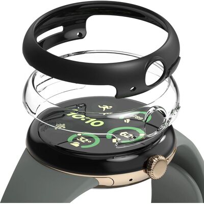 Ringke - Pacote com 2 para Google Pixel Watch 3 45mm - Acessórios para smartwatch Ringke - Pacote com 2 para Google Pixel Watch 3 45mm - Acessórios para smartwatch