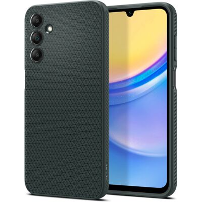 Spigen Liquid Air Grøn Mobilcover til Galaxy A15 - Slankt og Stødabsorberende Spigen Liquid Air Grøn Mobilcover til Galaxy A15 - Slankt og Stødabsorberende