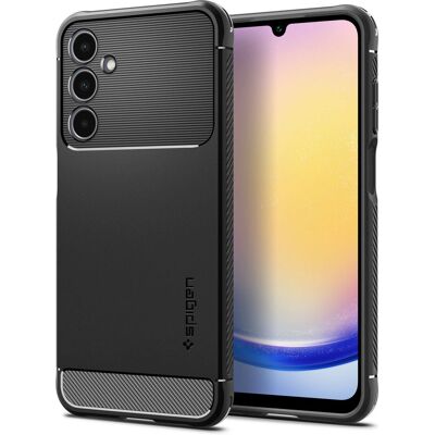Coque Rugged Armor Spigen Galaxy A25 5G - Noir - Publicité Coque Rugged Armor Spigen Galaxy A25 5G - Noir - Publicité