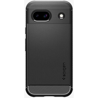 Spigen Rugged Armor Schwarzes Case für Google Pixel 8a - Stoßfest, Schlank Spigen Rugged Armor Schwarzes Case für Google Pixel 8a - Stoßfest, Schlank