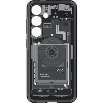 Capa Spigen Ultra Hybrid Zero One - Preto & Cinza - para Samsung Galaxy S24 Capa Spigen Ultra Hybrid Zero One - Preto & Cinza - para Samsung Galaxy S24