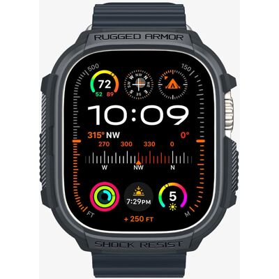 Capa Rugged Armor da Spigen - Apple Watch 4/5/6/7/8/9 / SE (44/45 MM) resistente a quedas TPU Capa Rugged Armor da Spigen - Apple Watch 4/5/6/7/8/9 / SE (44/45 MM) resistente a quedas TPU