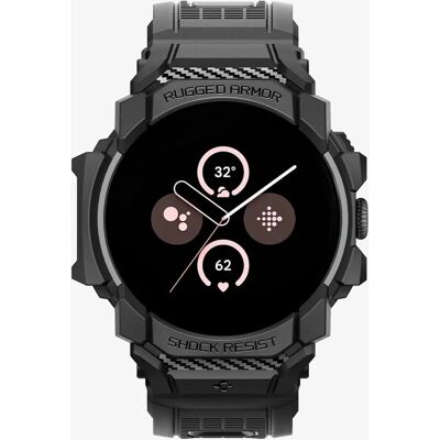 Spigen - Pixel Watch 3 45mm - Preto - TPU - capa de relógio Spigen - Pixel Watch 3 45mm - Preto - TPU - capa de relógio