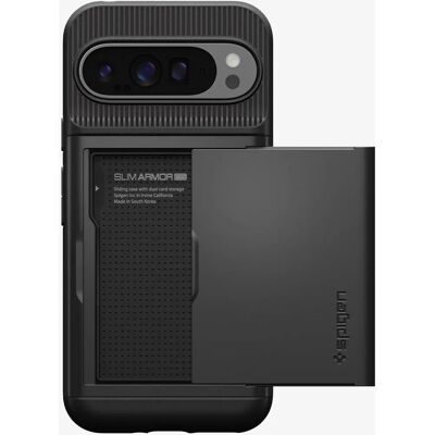 Spigen Slim Armor CS Musta Puhelimen Kuori - Puhelimen Kuori Spigen Slim Armor CS Musta Puhelimen Kuori - Puhelimen Kuori