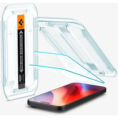 Spigen Skærmbeskyttelse til iPhone 16 Pro Max - 2 stk. Spigen Skærmbeskyttelse til iPhone 16 Pro Max - 2 stk.