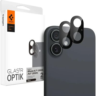 Ochranné sklo na čočku fotoaparátu Spigen iPhone 16 Plus - 2 ks Ochranné sklo na čočku fotoaparátu Spigen iPhone 16 Plus - 2 ks