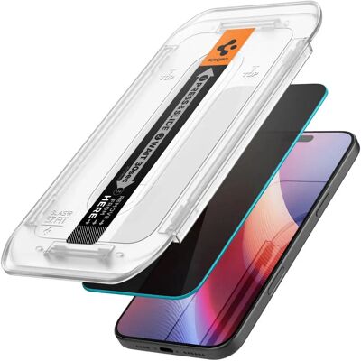 Spigen iPhone 16 Pro Privacy Displayschutz - HD, Hülle Freundlich Spigen iPhone 16 Pro Privacy Displayschutz - HD, Hülle Freundlich