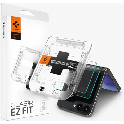 Spigen Klar Displayschutzfolie für Galaxy Z Flip6 - 2er Pack Spigen Klar Displayschutzfolie für Galaxy Z Flip6 - 2er Pack