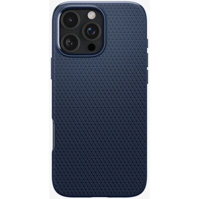 Spigen Navy Liquid Air Handyhülle - Stoßfester dünner Schutz für iPhone 16 Pro Max Spigen Navy Liquid Air Handyhülle - Stoßfester dünner Schutz für iPhone 16 Pro Max