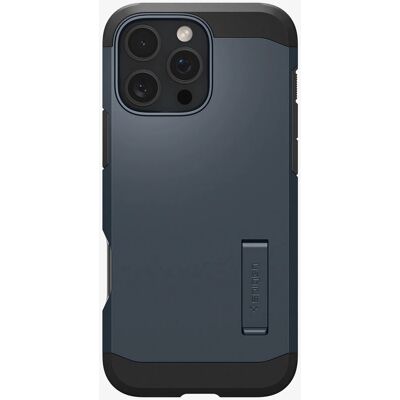 Funda Spigen Tough Armor MagSafe para iPhone 16 Pro Max - Gunmetal Funda Spigen Tough Armor MagSafe para iPhone 16 Pro Max - Gunmetal