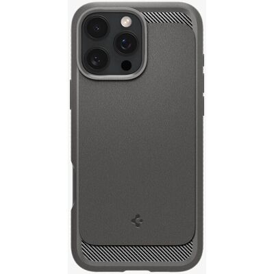 Spigen iPhone 16 Pro Rugged Armor MagSafe Hülle Grau Spigen iPhone 16 Pro Rugged Armor MagSafe Hülle Grau
