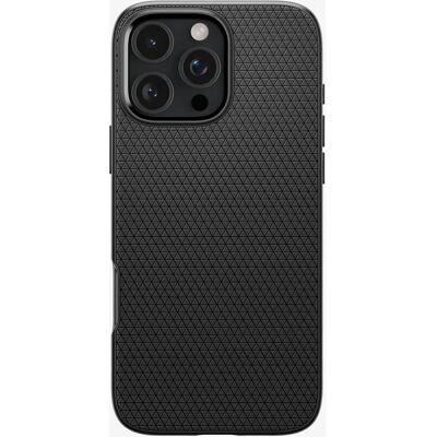 Spigen Liquid Air Hülle für iPhone 16 Pro – Schwarz Spigen Liquid Air Hülle für iPhone 16 Pro – Schwarz