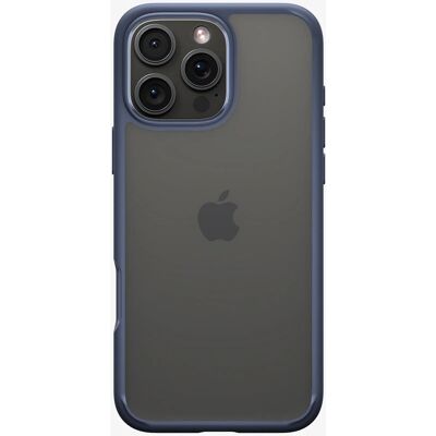 Custodia Spigen Blu Navy per iPhone 16 Pro - Antisfondamento & Slim Custodia Spigen Blu Navy per iPhone 16 Pro - Antisfondamento & Slim