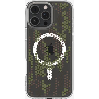Pouzdro Spigen Ultra Hybrid MagFit - iPhone 16 Pro, Kamufláž, 6.3" Pouzdro Spigen Ultra Hybrid MagFit - iPhone 16 Pro, Kamufláž, 6.3"