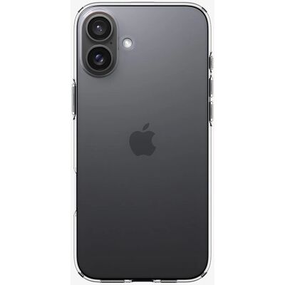 Läpinäkyvä silikonikas Boxi Spigen - iPhone 16 - Suojaus iskuilta Läpinäkyvä silikonikas Boxi Spigen - iPhone 16 - Suojaus iskuilta