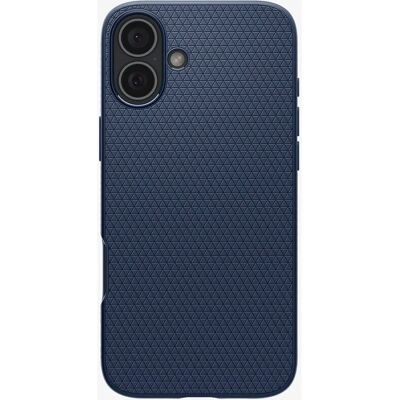 Spigen Liquid Air iPhone 16 - tummansininen suojakotelo, ohut ja kestävä Spigen Liquid Air iPhone 16 - tummansininen suojakotelo, ohut ja kestävä