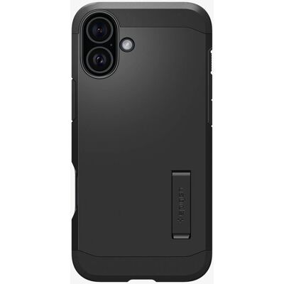Spigen Schwarzes iPhone 16 Tough Armor Case mit MagSafe Spigen Schwarzes iPhone 16 Tough Armor Case mit MagSafe