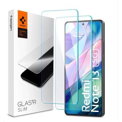 Spigen Xiaomi Redmi Note 13 5G Displayschutz - Schlank & Robust Spigen Xiaomi Redmi Note 13 5G Displayschutz - Schlank & Robust