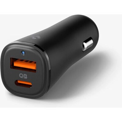 Spigen ArcStation Essential 48W Autolader - Zwart Spigen ArcStation Essential 48W Autolader - Zwart