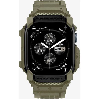 Capa Rugged Armor Pro Khaki para Apple Watch 10 (46mm) - Proteção resistente Capa Rugged Armor Pro Khaki para Apple Watch 10 (46mm) - Proteção resistente