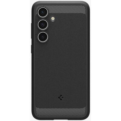 Spigen Rugged Armor Galaxy S24 FE - Zwart Matte Hoes Spigen Rugged Armor Galaxy S24 FE - Zwart Matte Hoes