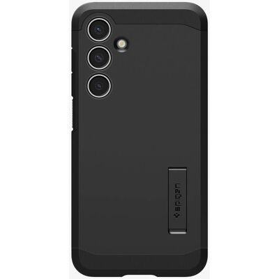 Spigen Schwarzer Tough Armor Handyhülle - S24 FE - Falltest MIL-STD 810G Spigen Schwarzer Tough Armor Handyhülle - S24 FE - Falltest MIL-STD 810G