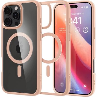 Ροζ Ultra Hybrid Υποστηρίζει MagSafe για iPhone 16 Pro Max Ροζ Ultra Hybrid Υποστηρίζει MagSafe για iPhone 16 Pro Max