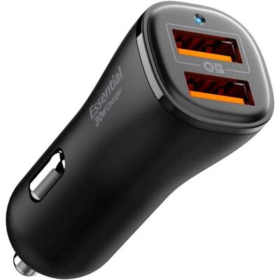 Spigen Essential EV302 2-portos autós töltő - Autóalkatrész Spigen Essential EV302 2-portos autós töltő - Autóalkatrész