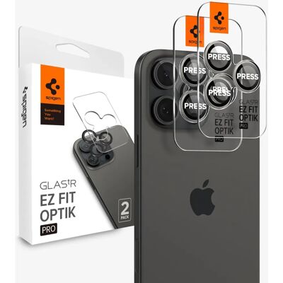 Spigen iPhone 16 Pro Max Objektivschutz - Kamerabescherming Spigen iPhone 16 Pro Max Objektivschutz - Kamerabescherming