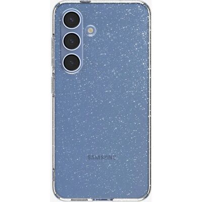 Capa fina com glitter para Galaxy S25 - Transparente Capa fina com glitter para Galaxy S25 - Transparente