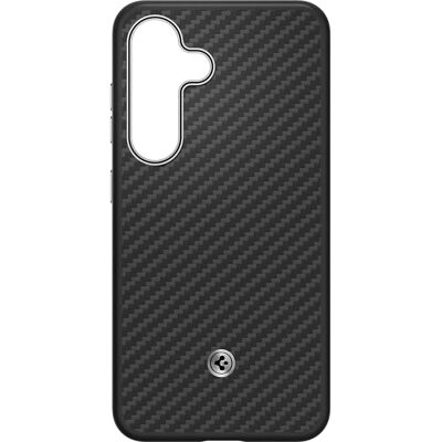 Etui mobilne Spigen Enzo Aramid dla Galaxy S25+ - Czarny, Srebrny Etui mobilne Spigen Enzo Aramid dla Galaxy S25+ - Czarny, Srebrny