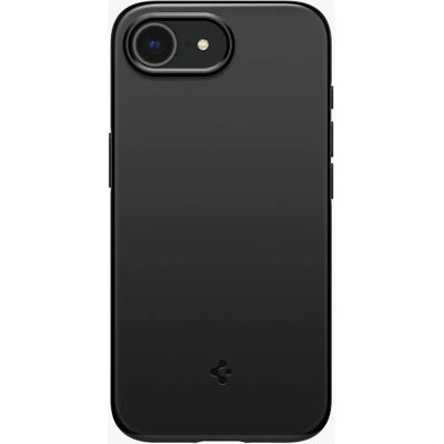 Spigen Schwarzes iPhone 16e Thin Fit MagSafe Cover - Handyhülle Spigen Schwarzes iPhone 16e Thin Fit MagSafe Cover - Handyhülle