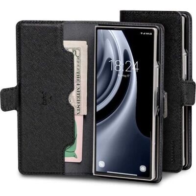 Goospery - Galaxy Z Fold6 - Noir - Diary Case - Phone case - Publicité Goospery - Galaxy Z Fold6 - Noir - Diary Case - Phone case - Publicité