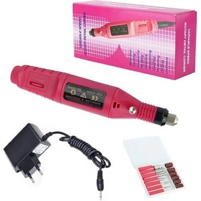 MARCA - perce-ongles électrique 6 pointes - kit manucure - Publicité MARCA - perce-ongles électrique 6 pointes - kit manucure - Publicité