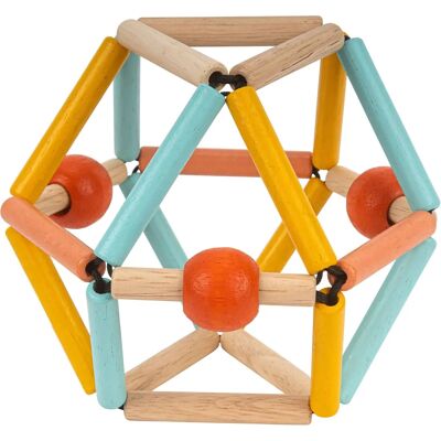 Hochet en Bois Fruity Grabber BASS & BASS - Publicité Hochet en Bois Fruity Grabber BASS & BASS - Publicité