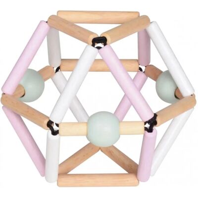 Hochet Nordique Rose Trousselier - Jouet sensoriel pour bébé - Publicité Hochet Nordique Rose Trousselier - Jouet sensoriel pour bébé - Publicité