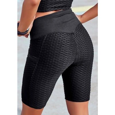 Vivance active Hoher Bund Schwarze Radlerhose - Biker Shorts Vivance active Hoher Bund Schwarze Radlerhose - Biker Shorts