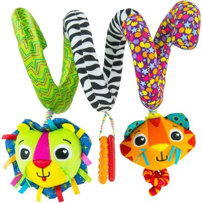 Lamaze Jouet Sensoriel pour Bébé en Spirale - Jouet pour Poussette Lamaze Jouet Sensoriel pour Bébé en Spirale - Jouet pour Poussette