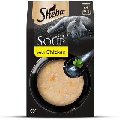 Sheba Chicken Fillet Cat Soup - Wet Food for Adults Sheba Chicken Fillet Cat Soup - Wet Food for Adults