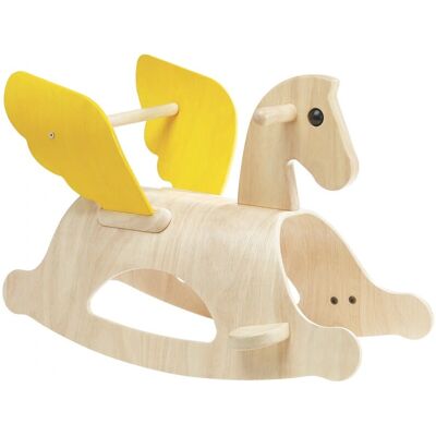 Jouet à bascule Pegasus PLAN TOYS - Bois - 12+ mois - Jaune - Publicité Jouet à bascule Pegasus PLAN TOYS - Bois - 12+ mois - Jaune - Publicité