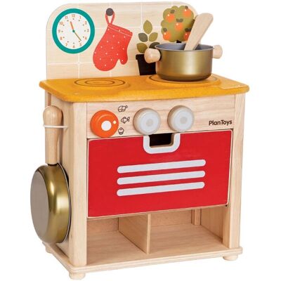 PlanToys Model 3603 Zestaw Kuchenny z Drewna - Zabawka do Odgrywania Ról PlanToys Model 3603 Zestaw Kuchenny z Drewna - Zabawka do Odgrywania Ról