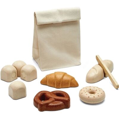 Plan Toys Holz-Bäckereiset - Buntfarben - Ab 2+ Jahren Plan Toys Holz-Bäckereiset - Buntfarben - Ab 2+ Jahren