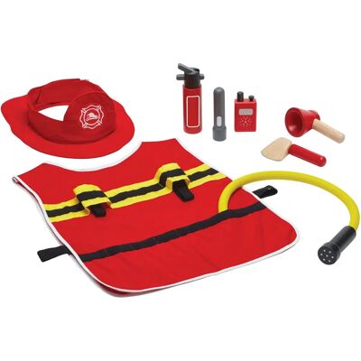 PlanToys Feuerwehr-Set - Holz - Einheitsgröße - Spielzeug PlanToys Feuerwehr-Set - Holz - Einheitsgröße - Spielzeug