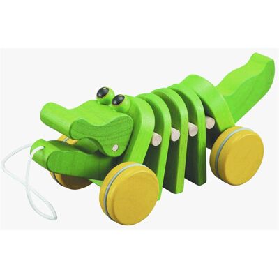 PlanToys 5105 Jouet en bois à tirer - Forme d'animal - Publicité PlanToys 5105 Jouet en bois à tirer - Forme d'animal - Publicité