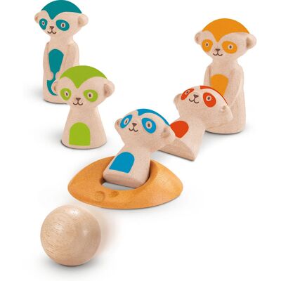 PlanToys Surikata Bowling - Zabawka PlanToys Surikata Bowling - Zabawka