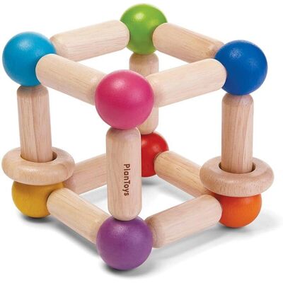 PlanToys Cube Jouet à saisir - Multicolore - 9x9x9 cm - Jouet d'éveil - Publicité PlanToys Cube Jouet à saisir - Multicolore - 9x9x9 cm - Jouet d'éveil - Publicité