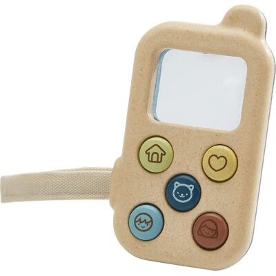 Teléfono de juguete de madera PlanToys - Multicolor - 12+ meses Teléfono de juguete de madera PlanToys - Multicolor - 12+ meses