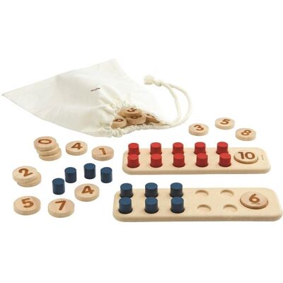 PlanToys Zehnrahmen - Pädagogisches Holzspielzeug für Kinder PlanToys Zehnrahmen - Pädagogisches Holzspielzeug für Kinder