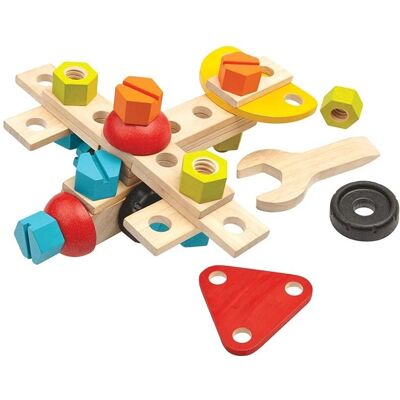 Ensemble de construction PlanToys 5539 - Multicolore - À partir de 3 ans - Publicité Ensemble de construction PlanToys 5539 - Multicolore - À partir de 3 ans - Publicité